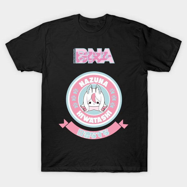 BRAND NEW ANIMAL (BNA): NAZUNA HIWATASHI CHIBI CIRCLE T-Shirt by FunGangStore